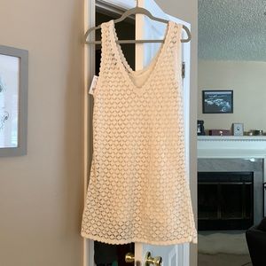 Zara crotchet dress with attached slip - NWT and never worn